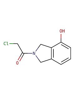 Astatech 2-CHLORO-1-(4-HYDROXY-2,3-DIHYDRO-1H-ISOINDOL-2-YL)ETHAN-1-ONE, 95.00% Purity, 0.25G